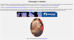 Desktop Screenshot of christopher-columbus.eu